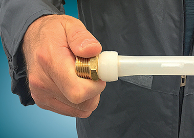 Step 4 Insert Pex Fitting Body