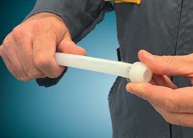 Step 2 Place the Ring Over the Pex Pipe